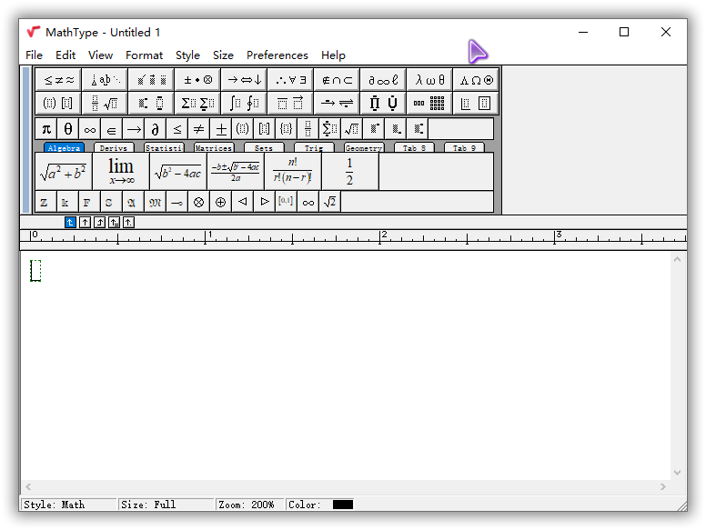 MathType (数字公式编辑) v7.8.2.441 破解版